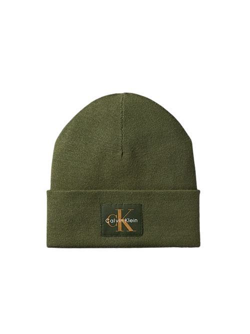 Cappellino in misto viscosa verde Calvin Klein | LV04D8088GLLP